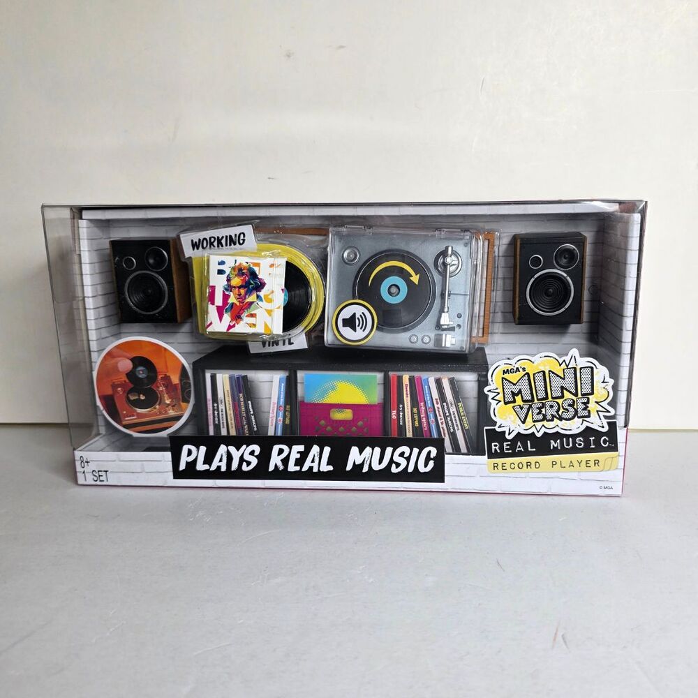 MGA's Miniverse Real Vinyl Music Record Player Beethoven - NEW SEALED